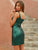 DKRX Slit Hem Sequin Cami Dress