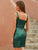 DKRX Slit Hem Sequin Cami Dress