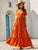 Solid Ruffle Hem Maxi Dress
