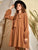 Tie Neck Bishop Sleeve Smock Dress