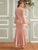 Cold Shoulder Bell Sleeve Fishtail Hem Dress Without Belt