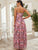 Allover Print Tiered Maxi Dress