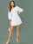 Lantern Sleeve Jacquard Dress