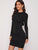 Solid Tie Back Bodycon Dress