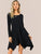 Hanky Hem Solid Dress