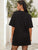 Figure and Animal Print Tee Dress Without Chain Belt