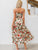 Frill Detail Belted Floral Slip Dress