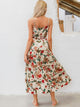 Frill Detail Belted Floral Slip Dress