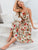 Frill Detail Belted Floral Slip Dress