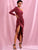 One Shoulder Ruched Detail Asymmetrical Dress