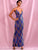 Plunging Neck Sequin Slip Dress
