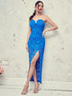 Sweetheart Neck Wrap Front Lace Overlay Bardot Dress