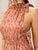 Plants Print Knot A-line Dress