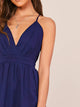 Crisscross Backless Wrap Hem Maxi Dress