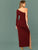 One Shoulder Split Thigh Dress