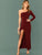 One Shoulder Split Thigh Dress