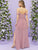 Guipure Lace Overlay Bodice High Split Hem Dress
