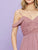 Guipure Lace Overlay Bodice High Split Hem Dress